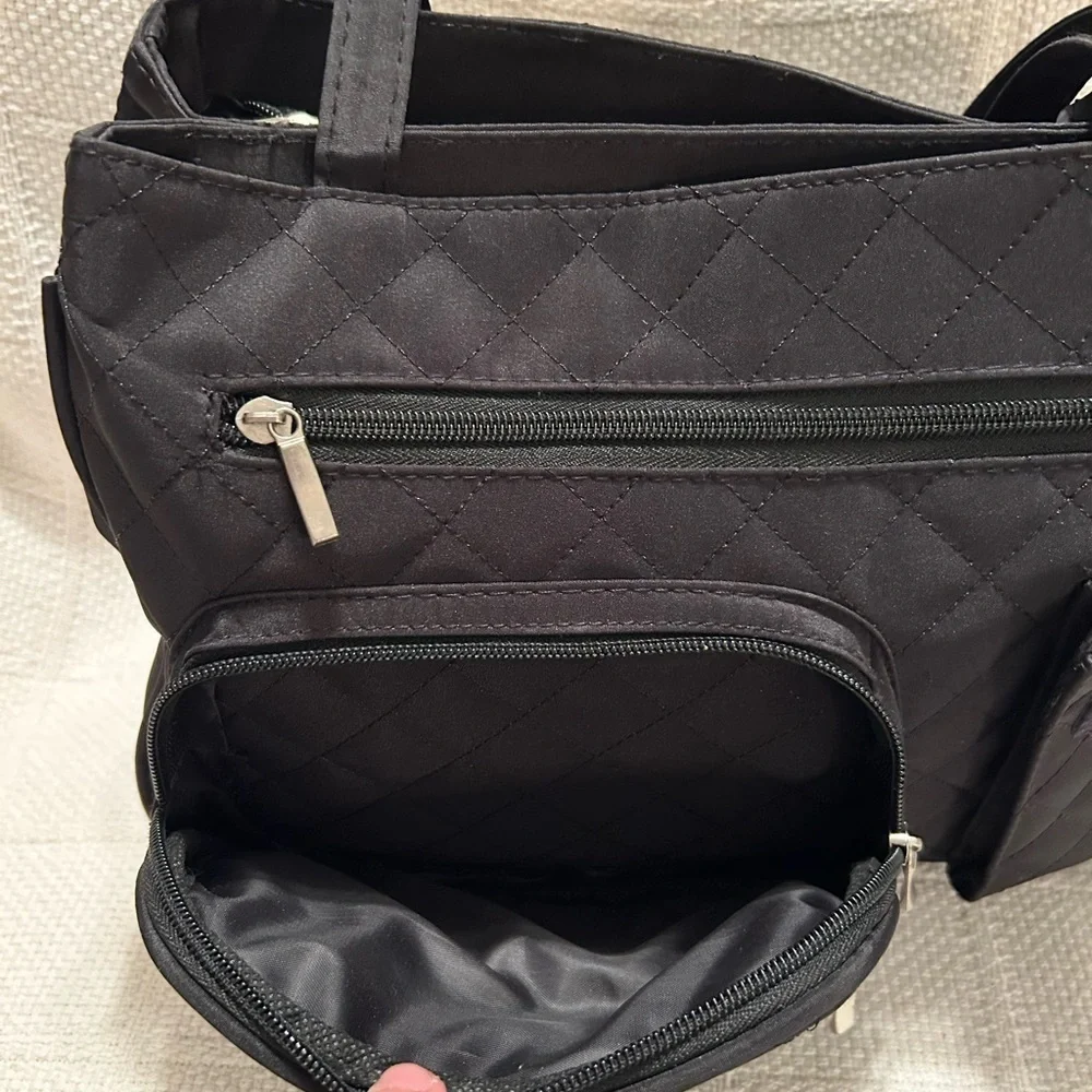 Black Quilted Shoulder Bag